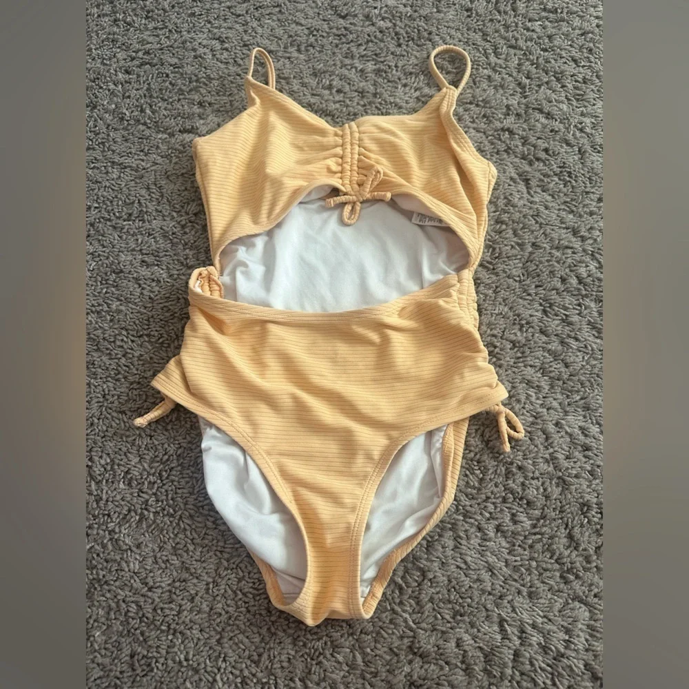 Kids one-piece bathing piece.